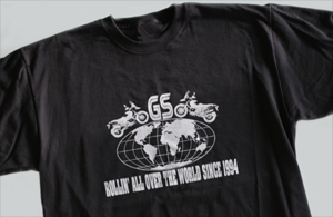 BEEMER GS 2oth anniversary shirt ROLLIN' ALL OVER THE WORLD SINCE 1994